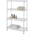 Simple Spaces Simple Spaces 4-Tier Shelf Stacker, 48-1/4 In L X 31 In W X 13 In D, White SS-JR0404-WH